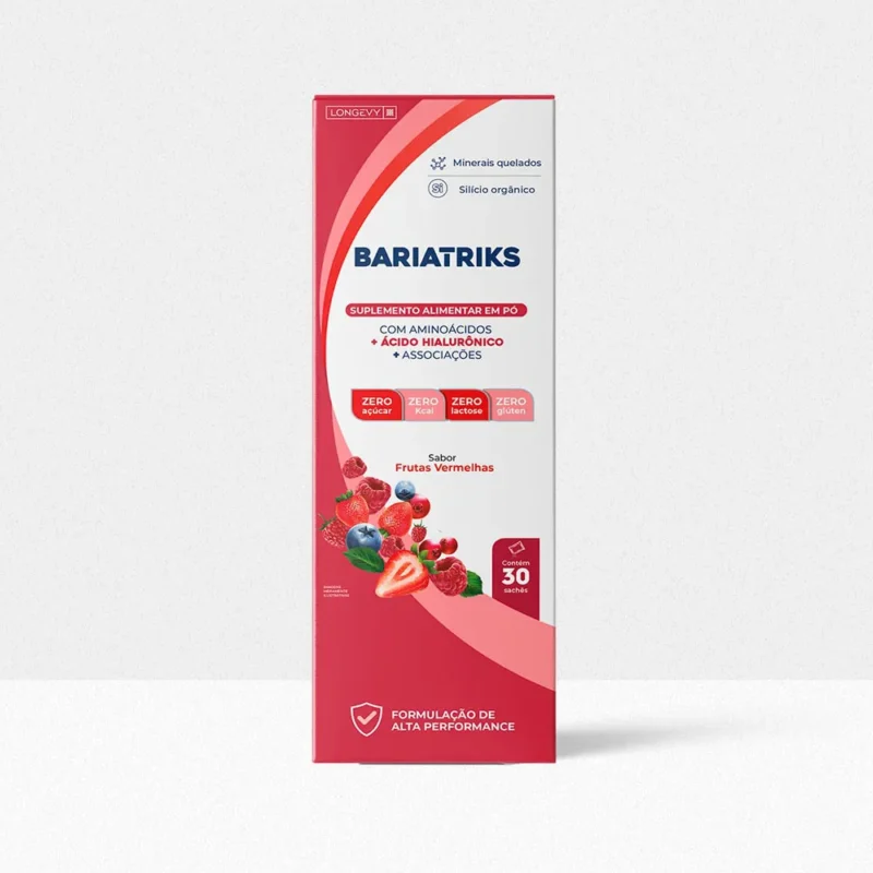 BARIATRIKS FRUTAS VERMELHAS C/ 30 SACHÊS