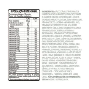BELT +23 BARIATRIC MASTIGÁVEL FRUTAS VERMELHAS MULTIVITAMÍNICO E MINERAL