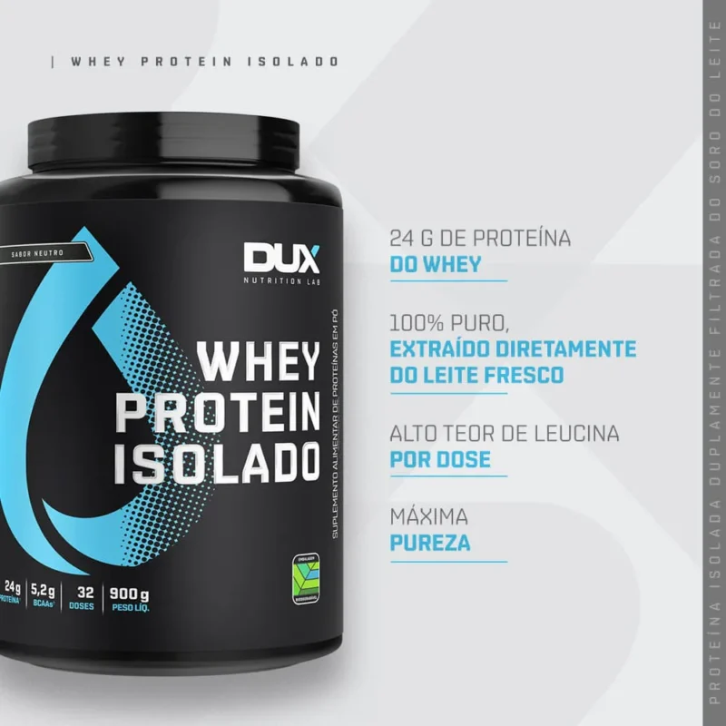 WHEY PROTEIN ISOLADO - 900G NEUTRO